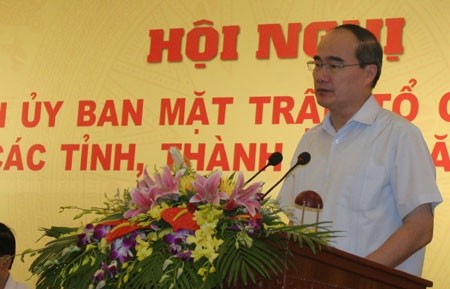 Conférence des présidents des antennes du Front de la patrie du Vietnam 2015