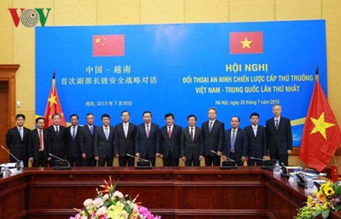 Dialogue de sécurité Vietnam -Chine au niveau de vice-ministre