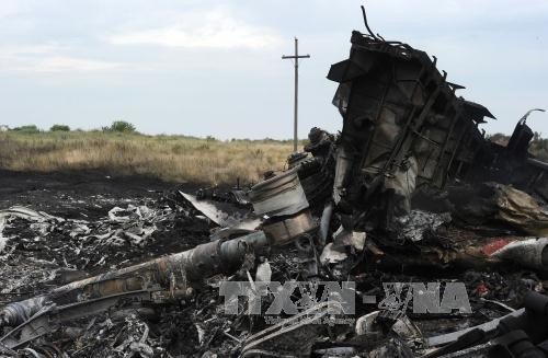 MH17 : "peut-être" des éléments d'un missile BUK identifiés