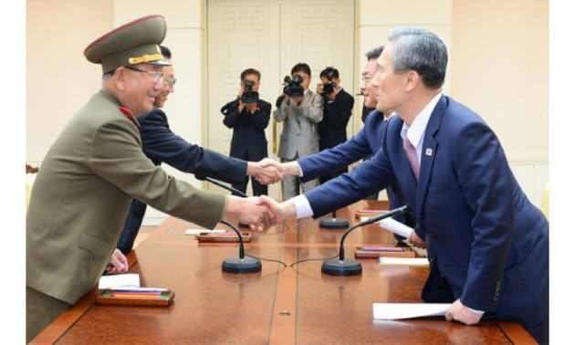 Les deux Corées baissent le niveau de l’état d’alerte à la frontière