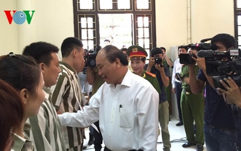 Publication de la décision de la grâce présidentielle à la prison de Thanh Xuan