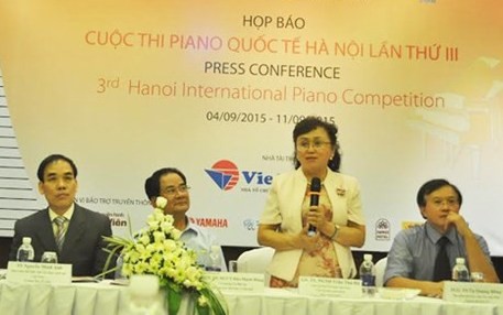 Ouverture du 3ème Concour international de piano de Hanoi