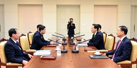 Début des pourparlers des retrouvailles inter-coréennes