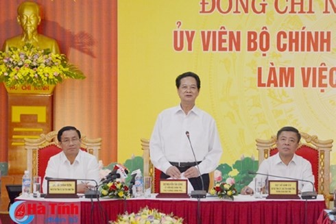 Nguyen Tan Dung: l’économie de Ha Tinh a fortement progressé