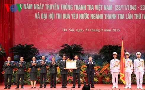 Truong Tân Sang au 70ème anniversaire de l’inspection gouvernementale