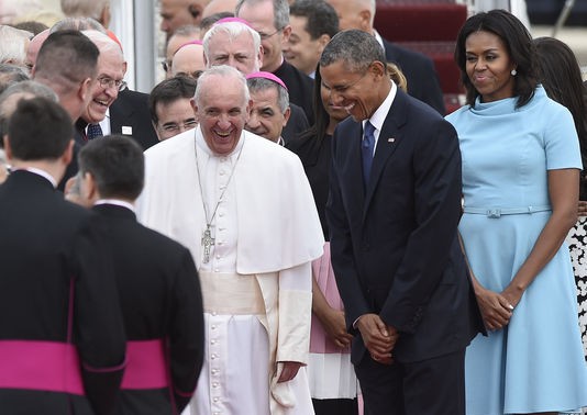 Arrivée du pape François pour sa première visite aux Etats-Unis