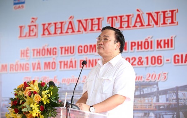 Inauguration d’un système de collecte et de distribution de gaz à Thai Binh