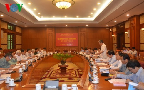 16e réunion du Conseil central de la théorie politique