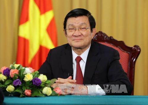 Truong Tân Sang: Le Vietnam intensifie intégralement son oeuvre de renouveau  