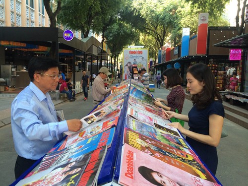 Ouverture de la rue de la presse à Ho Chi Minh-ville