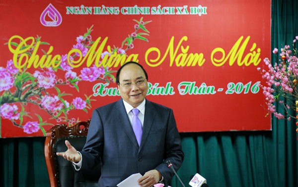 Nguyen Xuan Phuc adresse ses voeux de l’an lunaire au secteur bancaire