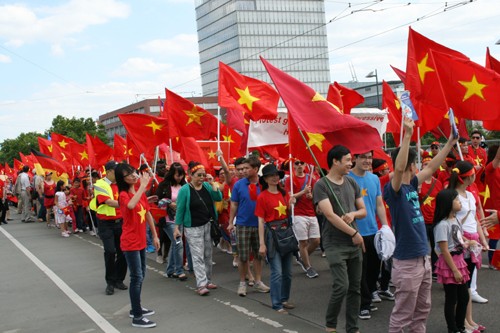 Mer Orientale: les Vietnamiens de Francfort protestent contre les agissements de la Chine