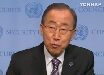 Ban ki-moon est préoccupé par la situation en péninsule coréenne