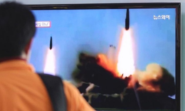 Séoul condamne les tirs de missiles balistiques du Nord