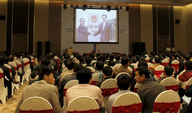 Conférence-bilan sur la densification des bornes frontalières Vietnam-Laos
