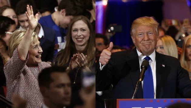 Primaires : Trump donné gagnant dans trois États, Clinton dans le Maryland