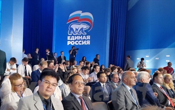 Une délégation vietnamienne au Congrès du Parti Russie unie
