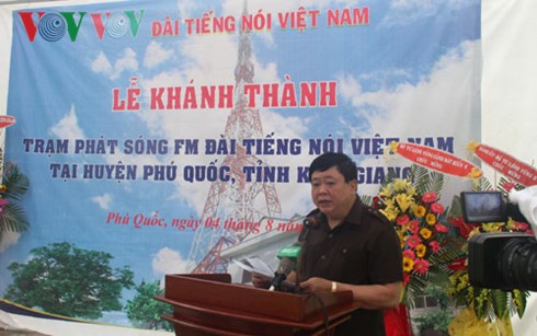 VOV: Inauguration d’un émetteur FM à Phu Quoc