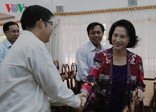 Nguyen Thi Kim Ngan reçoit des diplomates en mission à l’étranger