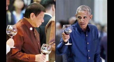 Bref échange entre Obama et Duterte
