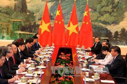 Les médias chinois couvrent la visite du Premier ministre vietnamien en Chine
