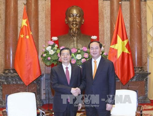 Le ministre chinois de la Sécurité publique reçu par Tran Dai Quang
