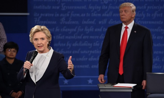 Second débat présidentiel américain entre Donald Trump et Hillary Clinton