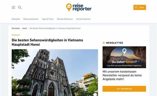 Hanoi's architecture highlighted on German travel site