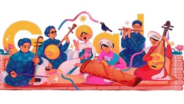 Don Ca Tai Tu art featured in Google Doodle 