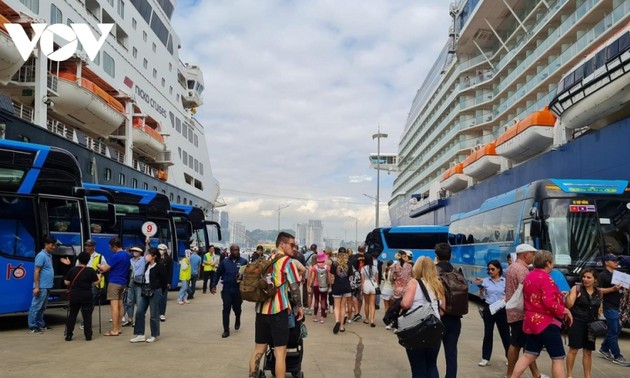 4,000 foreign tourists arrive in Quang Ninh on last day of 2023