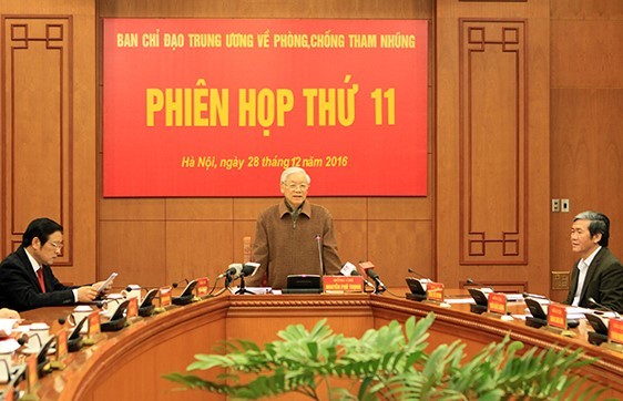 Sekjen Nguyen Phu Trong: Harus bertekad dan bertindak secara lebih gigih  lagi untuk mencegah dan memberantas korupsi