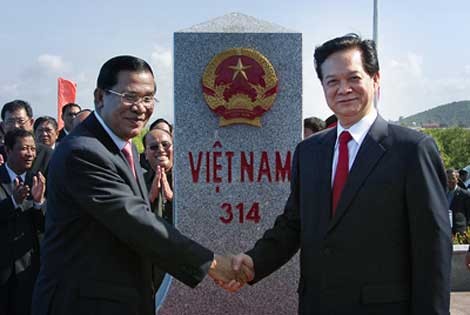 Vietnam-Kamboja memperkuat kerjasama untuk membangun garis perbatasan yang damai dan bersahabat