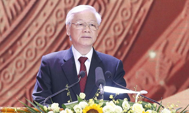 Pesan dari Sekjen, Presiden Nguyen Phu Trong sehubungan dengan kesempatan Viet Nam  memegang tugas-tugas penting pada tahun baru