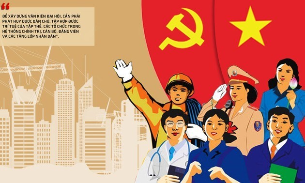 Dokumen Kongres Nasional ke-13 Partai Komunis Viet Nam Mengkristalisasi Kearifan dan Hasrat Bangsa