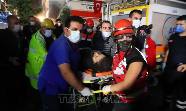 Terdapat banyak korban akibat musibah gempa bumi di Turki dan Yunani