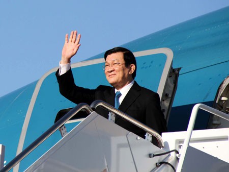 President Truong Tan Sang visits Russia, Czech Republic, and Azerbaijan 