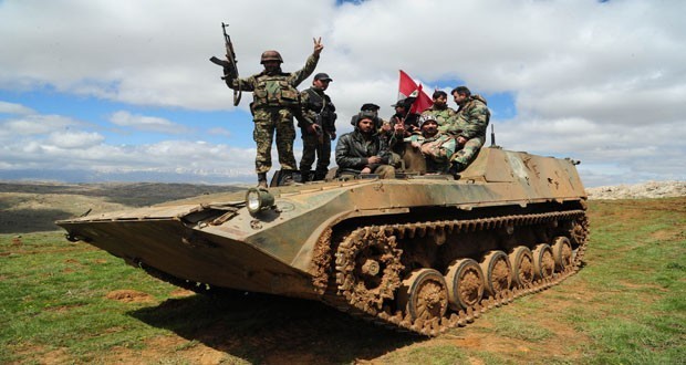 Syrian army tightens siege on rebels near Lebanon border 