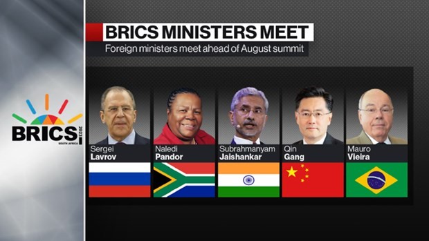 ກຸ່ມ BRICS ຈັດ​ກອງ​ປະ​ຊຸມ​ລັດ​ຖະ​ມົນ​ຕີ​ການ​ຕ່າ​ງ​ປະ​ເທດ​ຄັ້ງ​ທຳ​ອິດ​ໃນຮອບ 4 ປີ