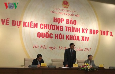 Parlamento vietnamita se prepara para su tercer período de sesiones