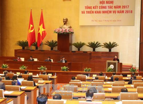 Oficina del Parlamento vietnamita cumple las tareas del 2017 