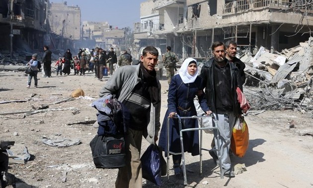 Rebeldes sirios negocian con ONU el cese al fuego en Ghouta Oriental