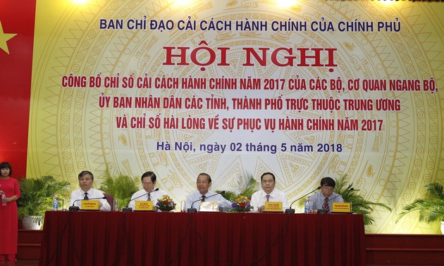 Quang Ninh encabeza la clasificación del Indicador de Reforma Administrativa 2017