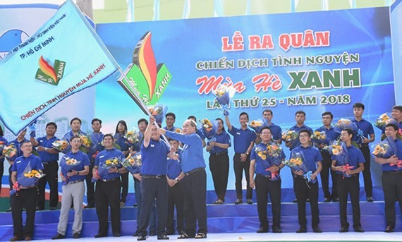 Ciudad Ho Chi Minh lanza XXV Campaña voluntaria de verano azul  