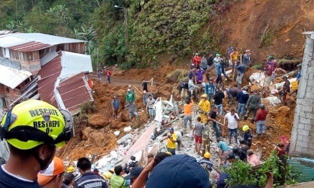 Deslizamiento por lluvias en Colombia deja varios muertos
