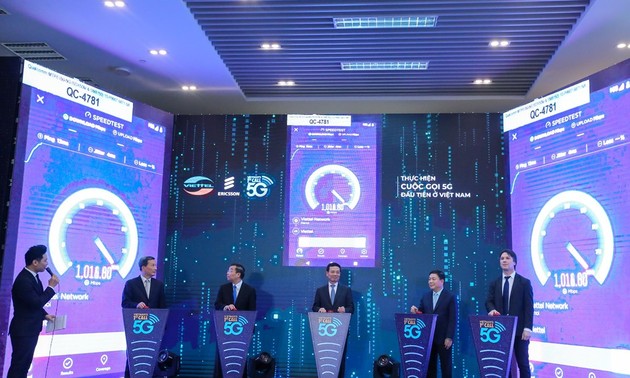 Exitosa primera conectividad móvil de quinta generación en Vietnam