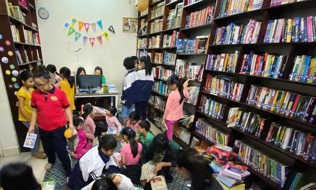 Biblioteca de Duong Lieu, destino de los niños amantes de la lectura