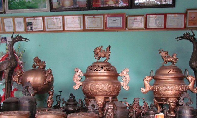 Long Thuong, meca de la fundición de bronce en la provincia de Hung Yen