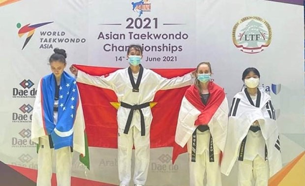 Vietnam logra medalla de oro en el Campeonato asiático de Taekwondo