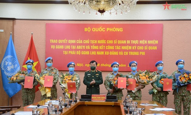 Por primera vez Vietnam envía oficiales a la fuerza UNISFA