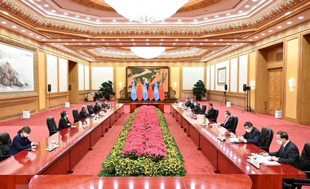 Presidente chino enfatiza la necesidad de fortalecer la solidaridad y la cooperación a nivel mundial